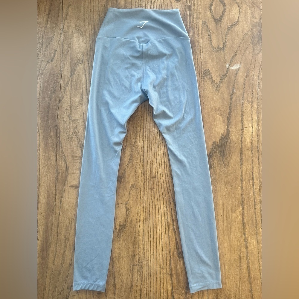 Gymshark High Waisted Training Leggings Grey Size XS Athletic Sporty Comfy - Picture 10 of 10